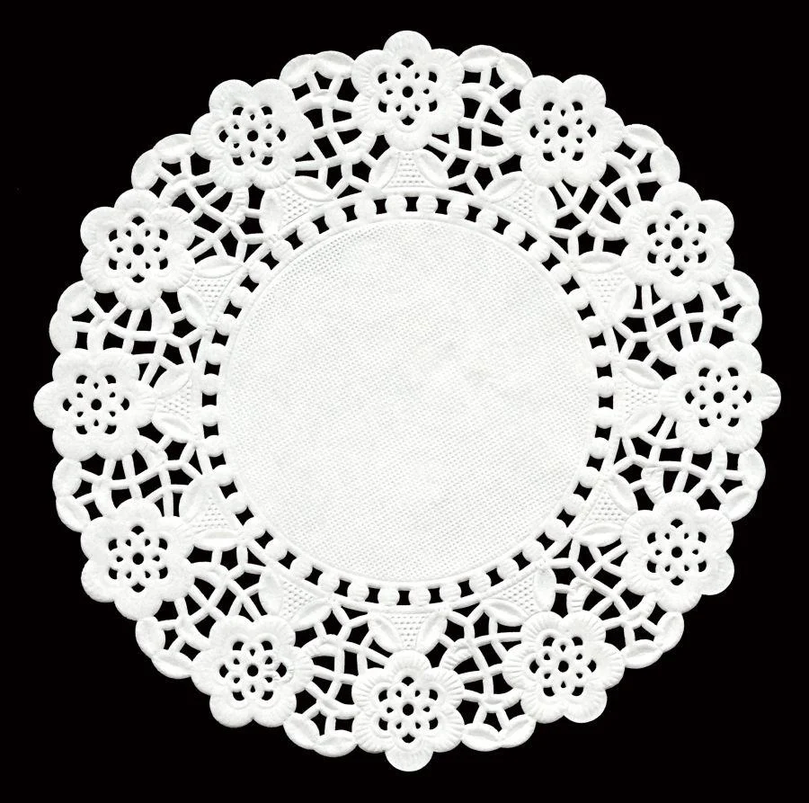 4.5" White Round Paper Doyley 1 x 250