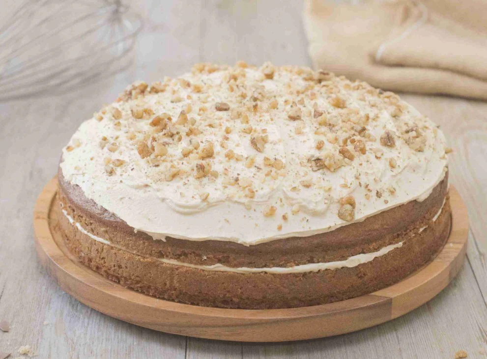 Artisan 10" Classic Coffee & Walnut Cake 1 x 14 Ptn