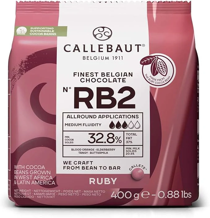 Callebaut RUBY RETAIL Chocolate Callets 400g