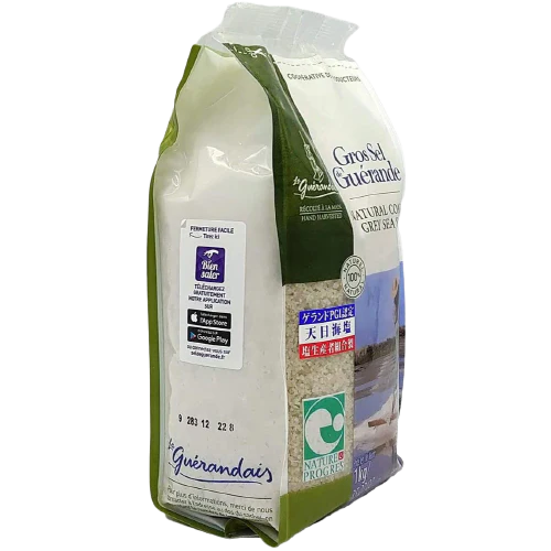 Le Guerandais Coarse Sea Salt In Bag, 1kg - Image 3