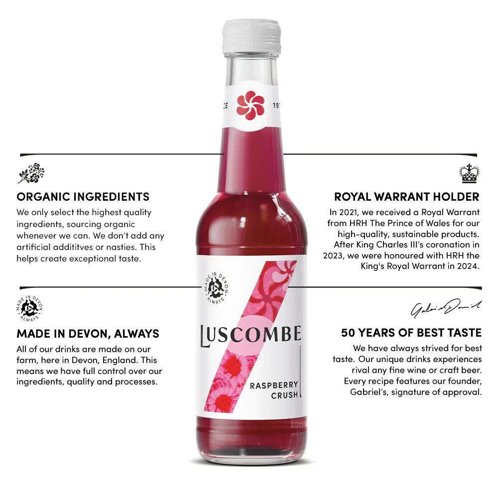 Luscombe Raspberry Crush 12 x 270ml - Image 3