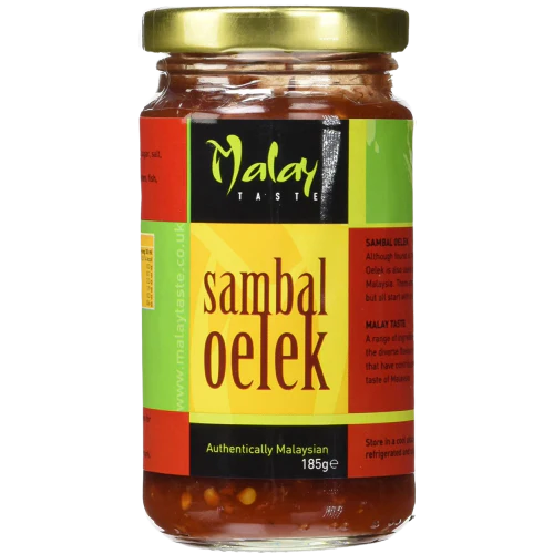 Malay Taste Sambal Oelek Paste 185gm