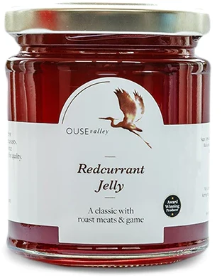 Ouse Valley Redcurrant Jelly 6 x 227gm - TO ORDER ONLY
