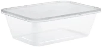 Plastic Microwave take away containers with lids 250 x 650ml