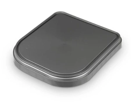 Plastic Napoli Silver Ice Cream Container Lid 384 x 2.5ltr