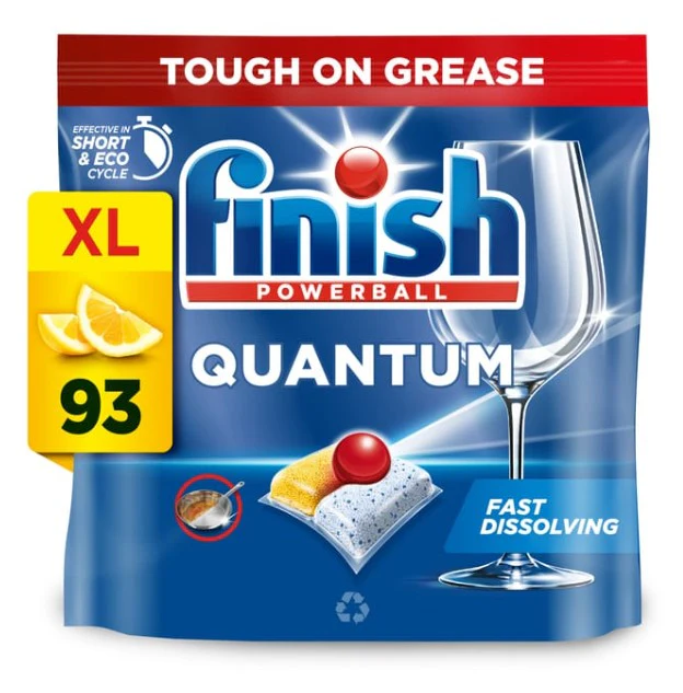 Quantum Lemon Dishwasher Tablets 1 x 93