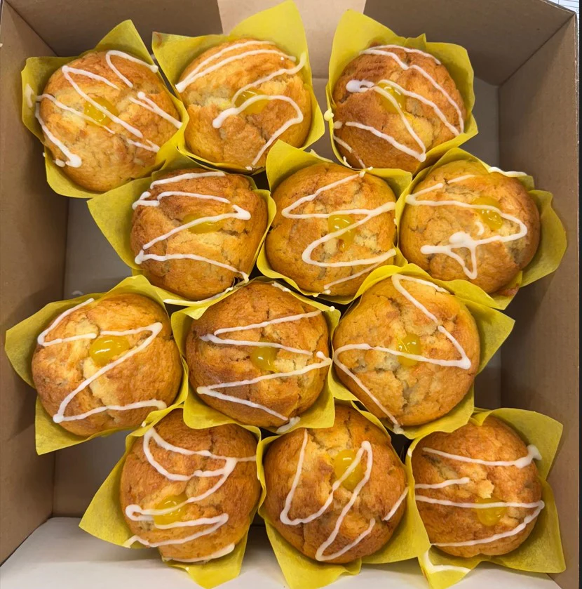 Sussex Handmade Lemon Drizzle Muffin 1 x 12