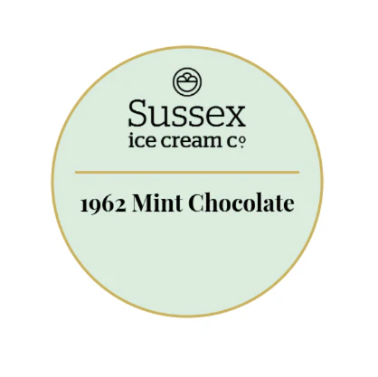 Sussex Ice Cream 1962 Mint Chocolate 5ltr