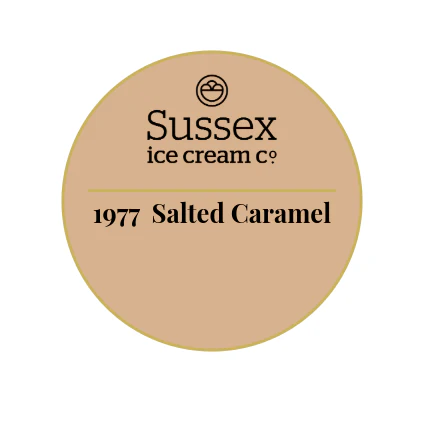 Sussex Ice Cream 1977 Salted Caramel 12 x 120ml