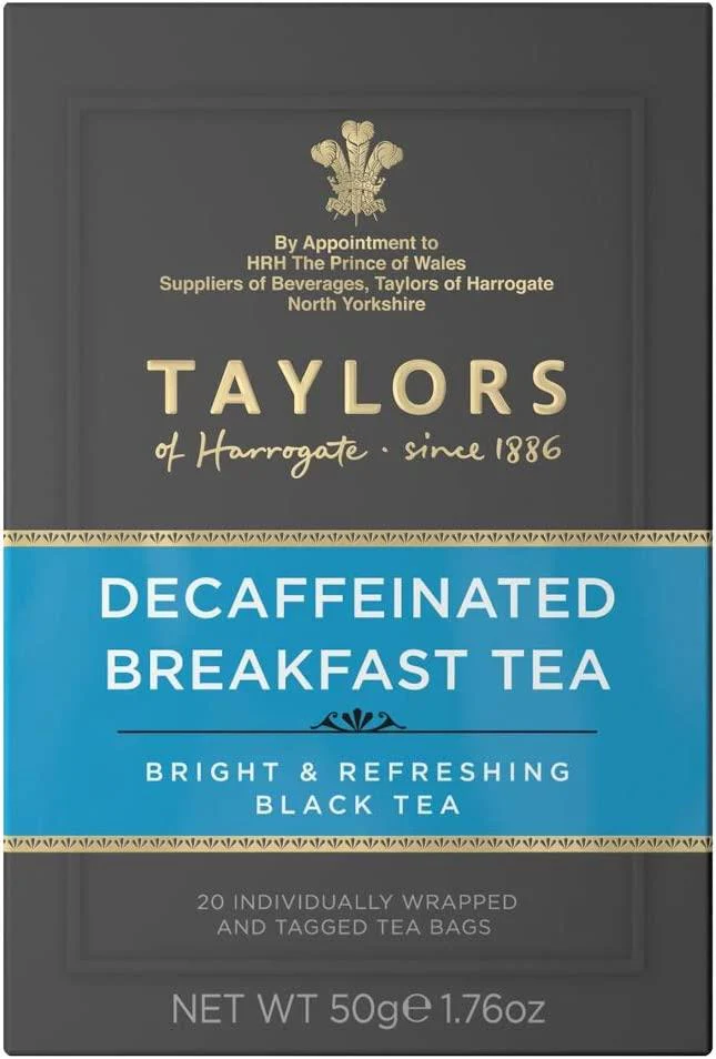 Taylors of Harrogate Decaffeinated Breakfast Tea 1 x 20 Bags