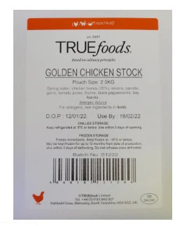 True Foods Golden Chicken Stock 2.5kg