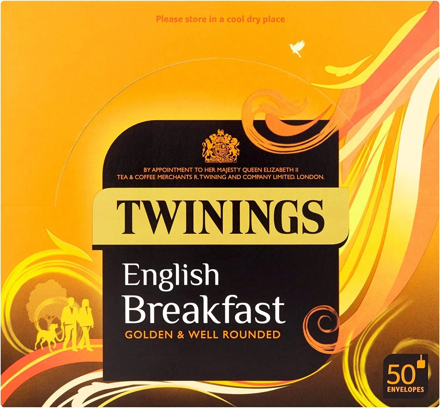 Twinings English Breakfast 50 Envelopes/Bags